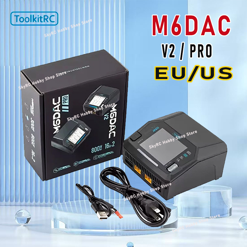 Toolkitrc M6Dac Smart Charger - ชุดเครื่องมือ ToolkitRC M6DAC V2/Pro เครื่องชาร์จอัจฉริยะแบบสองช่องสัญญาณ, AC