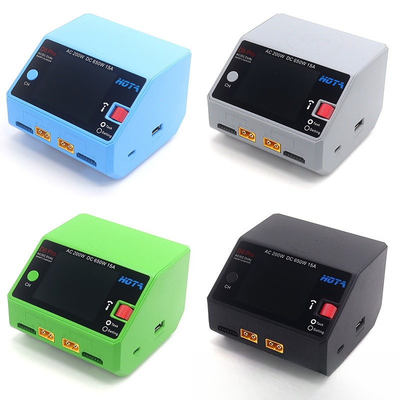 Hota D6 Pro Dual Lipo Charger - เครื่องชาร์จแบตเตอรี่ HOTA D6 Pro 650W 200W