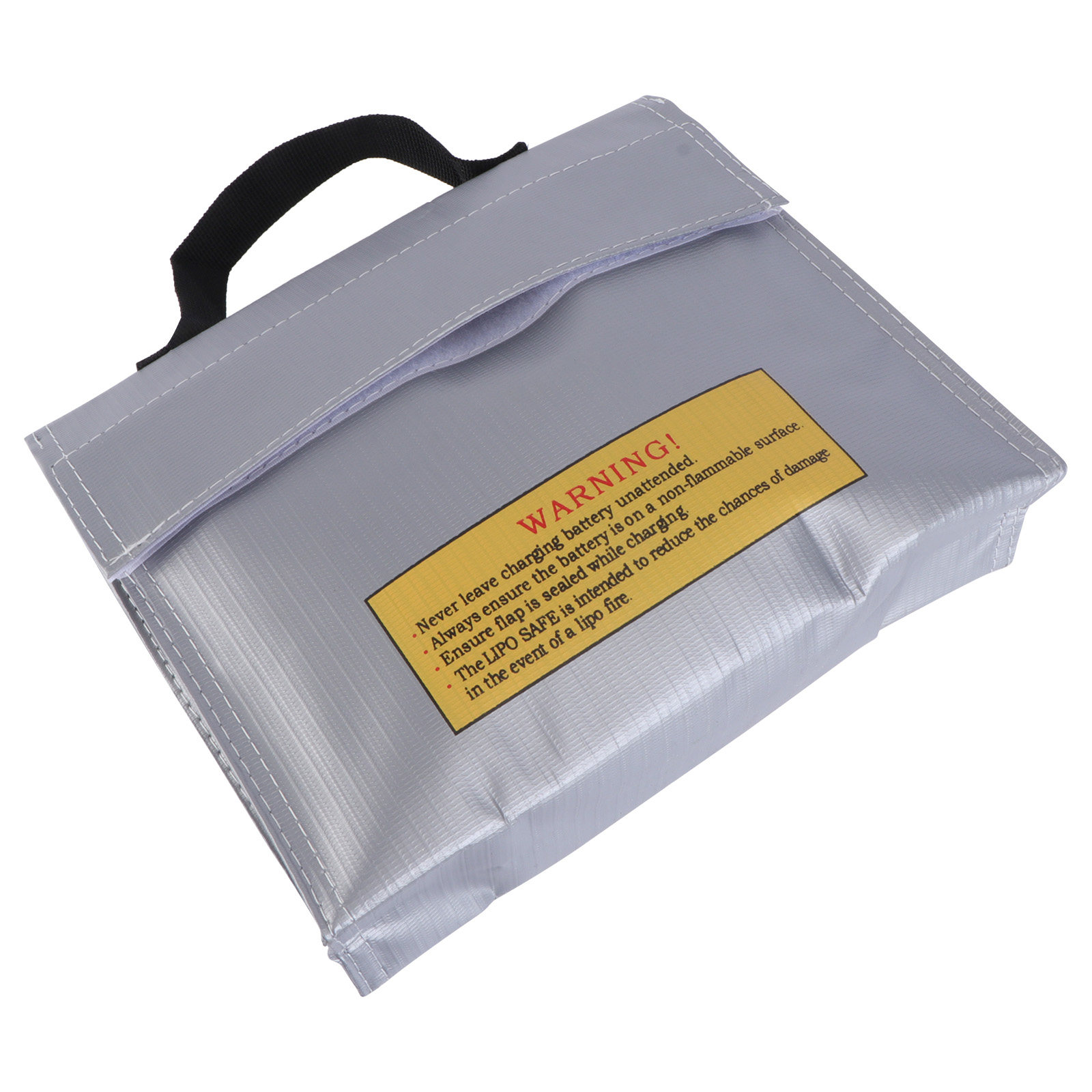 Lipo Battery Fireproof Safety Charge Box - กระเป๋าเก็บแบตเตอรี่กันระเบิดและกันไฟ 1 ชิ้น ทนความร้อน น้ำหนักเบา ปลอดภัย