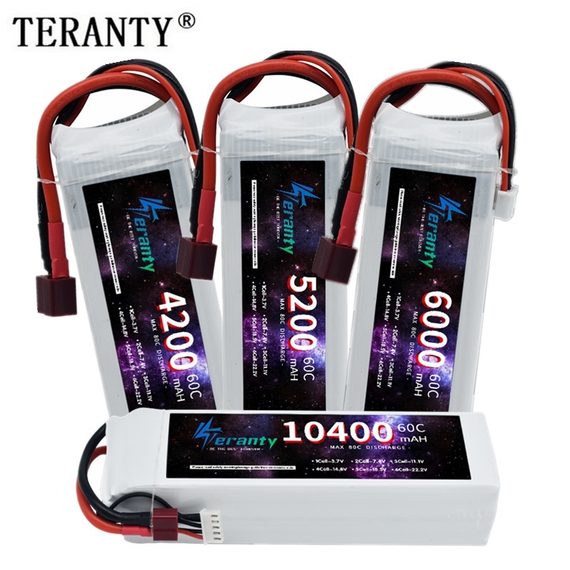 4S Lipo Battery 14.8V 6000Mah - แบตเตอรี่ลิโพ 60C 14.8V 4S 4200mAh 5200mAh