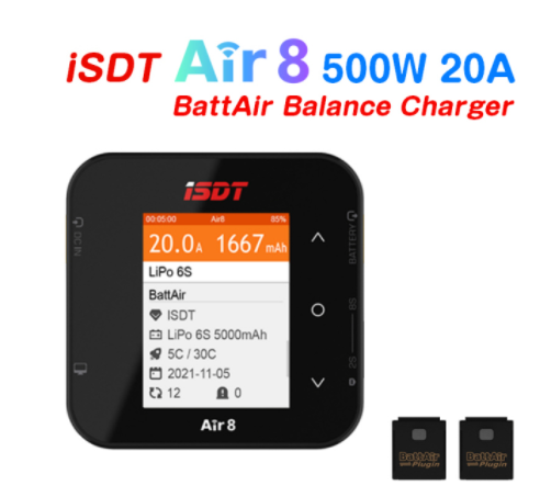 Isdt Air8 8S Lipo Charger - Air8 isdt 20A 500W 2-8S /Q8