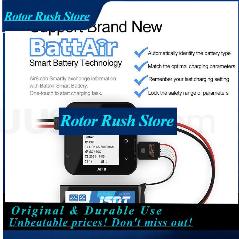 Isdt Air8 8S Lipo Charger - เครื่องชาร์จแบตเตอรี่ RoRuSNew ISDT Air8 Lipo Power