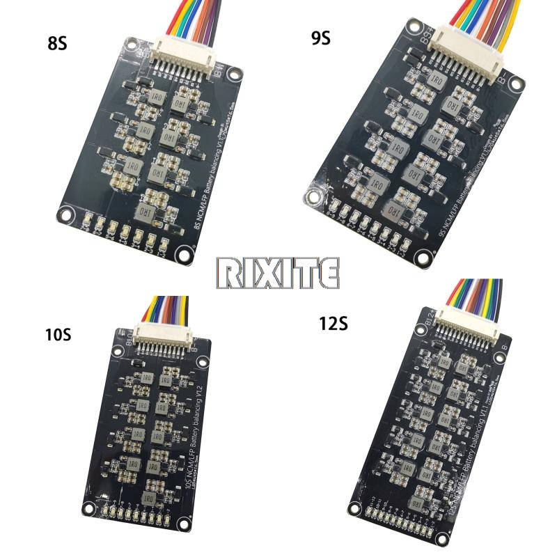 12S Lipo Battery Balancing Board - BMS บอร์ดบาลานเซอร์แบบแอคทีฟ8S 9S 10S 12S 1.2A