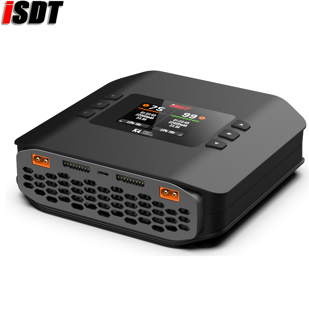 Isdt K4 Dual Lipo Charger - เครื่องชาร์จอัจฉริยะแบตเตอรี่ลิเธียม ISDT K4 1~8S 20A 600W