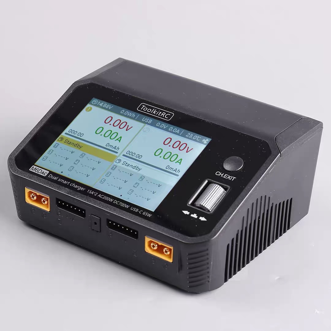 Toolkitrc M6Dac Smart Charger - ชุดเครื่องมือชาร์จแบตเตอรี่ ToolkitRC M6DAC 350W x 2