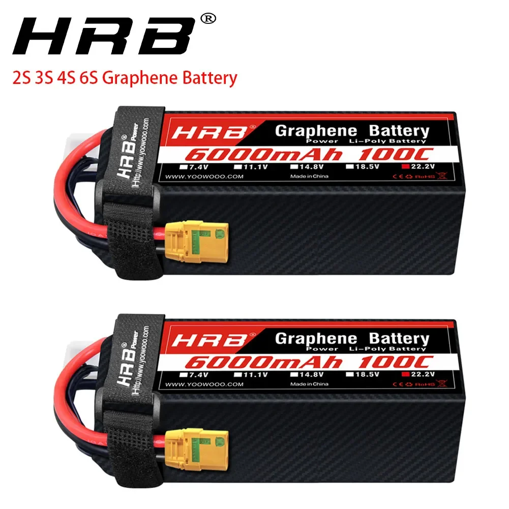 6S Lipo Battery 22.2V 5000Mah - 2PC แบตเตอรี่ Graphene 2S 3S 4S