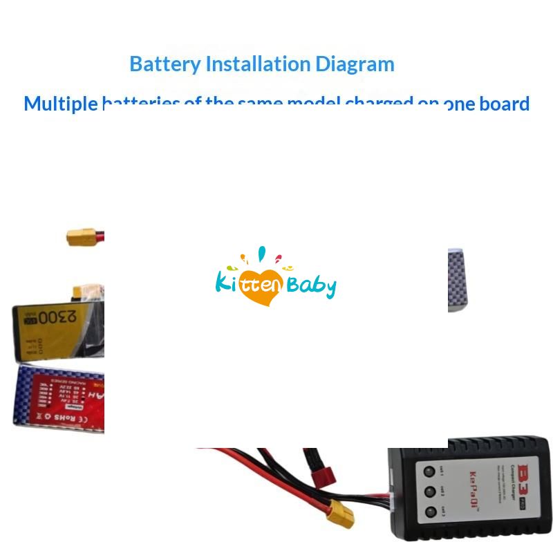 12S Lipo Battery Balancing Board - ชุดอุปกรณ์ชาร์จแบตเตอรี่ RC 1 ชุด รุ่น B6AC