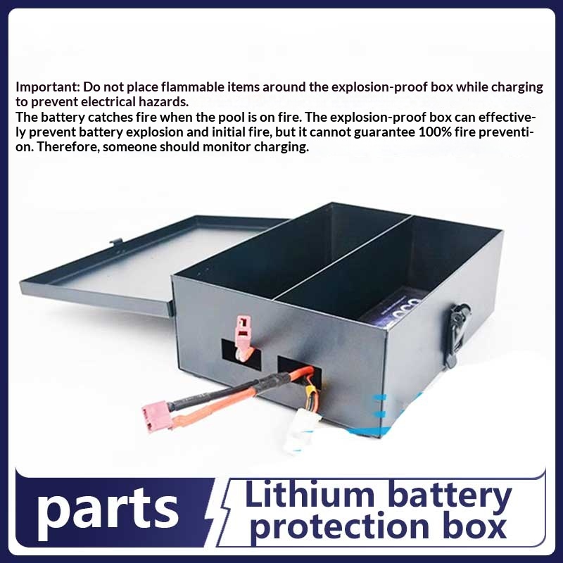 Lipo Battery Fireproof Safety Charge Box - กล่องชาร์จแบตเตอรี่ Cnrc Lipo ป้องกันไฟไหม้ ป้องกันการระเบิด สำหรับรถบังคับ