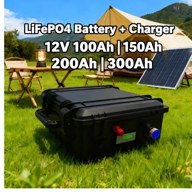 Lifepo4 12V 100Ah Bms Bluetooth - แบตเตอรี่ลิเธียมไอรอนฟอสเฟต Lifepo4 12V 24V 100Ah-450Ah พร้อมระบบ