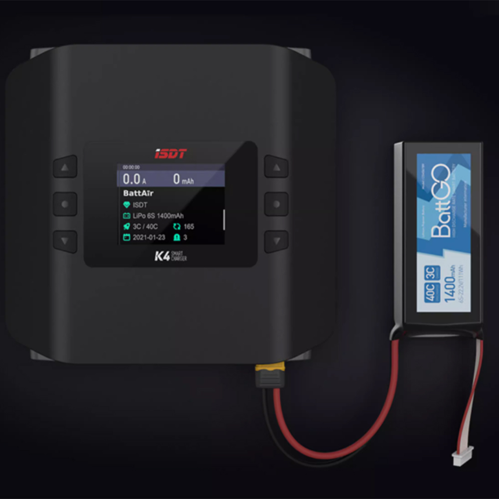 เครื่องชาร์จแบตเตอรี่ NEW ISDT - Isdt K4 Dual Lipo Charger บทวิจารณ์และราคา