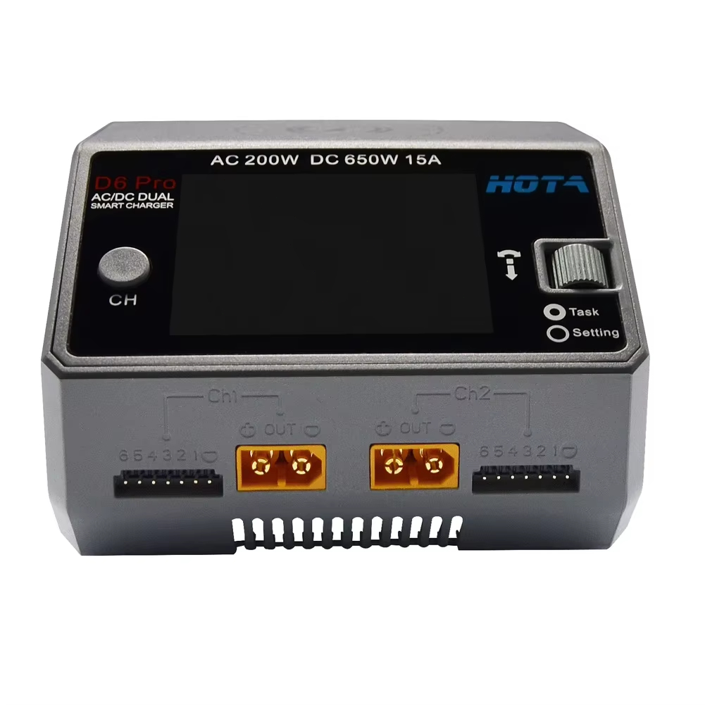 เครื่องชาร์จแบตเตอรี่อัจฉริยะ  - Hota D6 Pro Dual Lipo Charger บทวิจารณ์และราคา