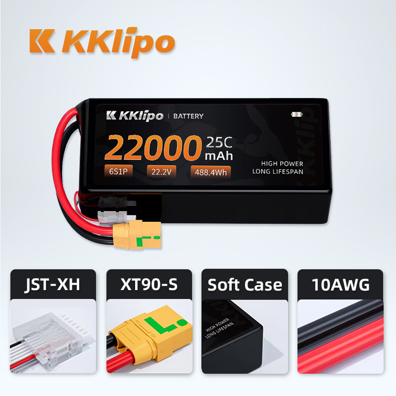 การผลิตการผลิตอัตราสูงอุตสาหกร - Tattu 6S 22000Mah Lipo Battery บทวิจารณ์และราคา