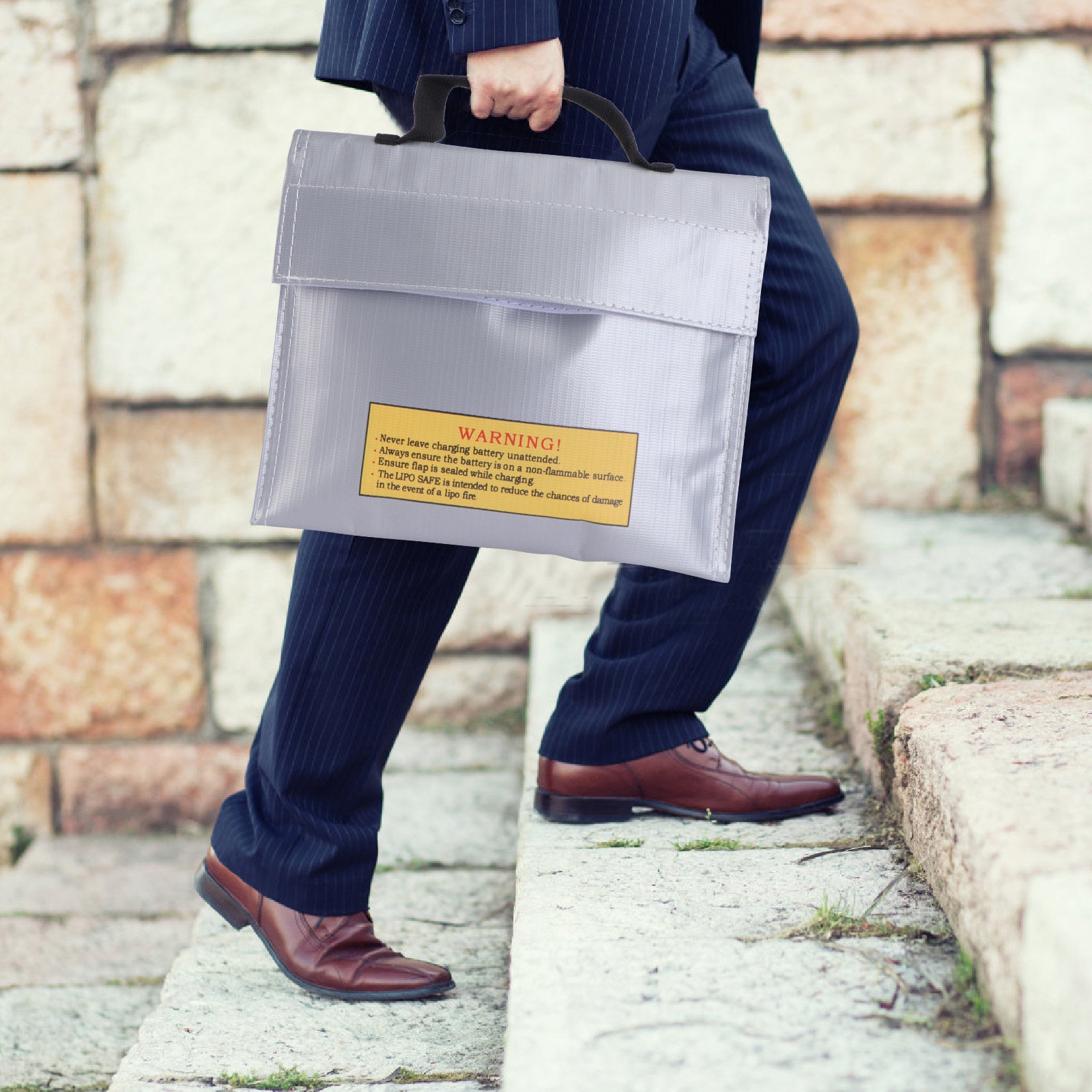 กระเป๋าเก็บแบตเตอรี่กันระเบิดแ - Lipo Battery Fireproof Safety Charge Box บทวิจารณ์และราคา