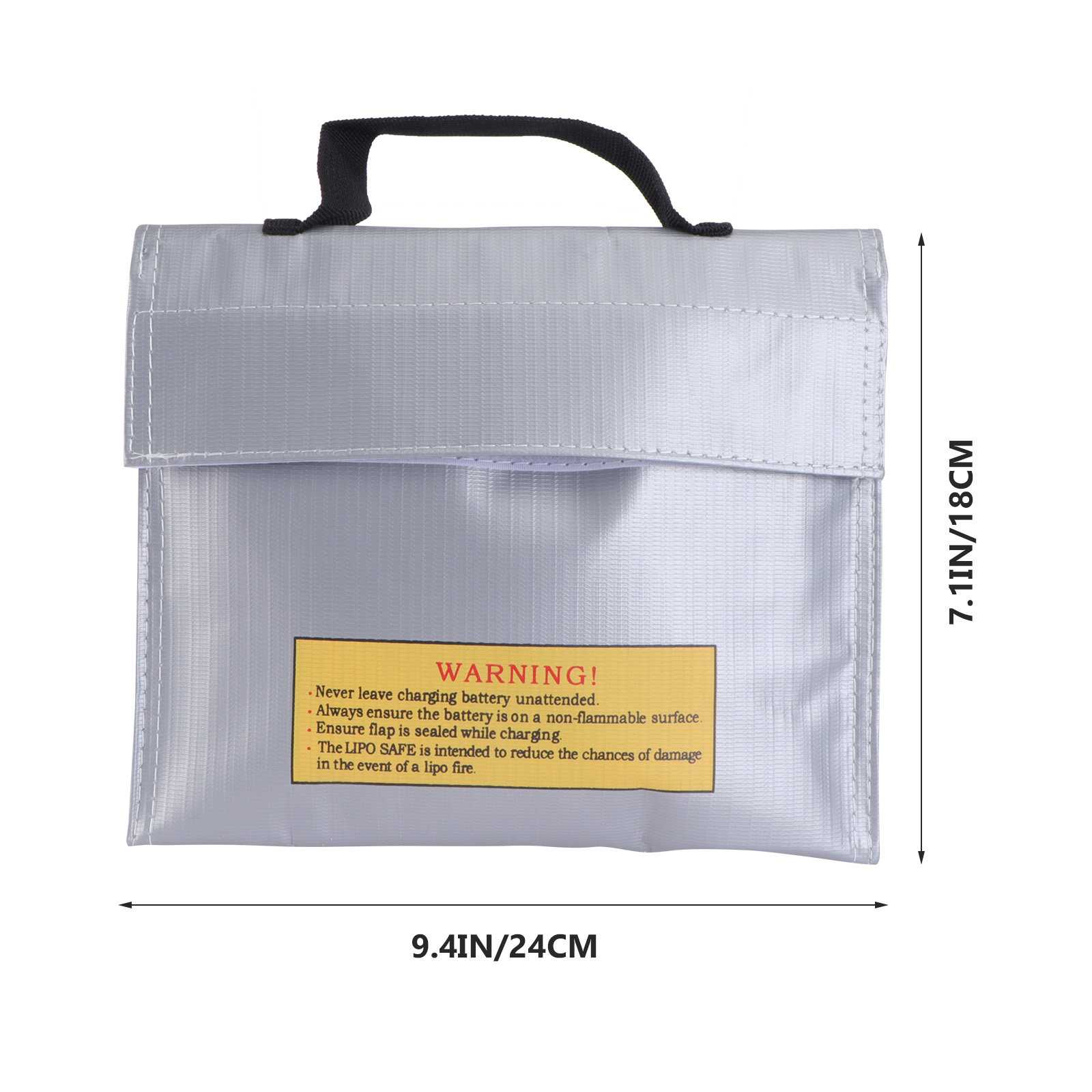 กระเป๋าเก็บแบตเตอรี่กันระเบิดแ - Lipo Battery Fireproof Safety Charge Box บทวิจารณ์และราคา
