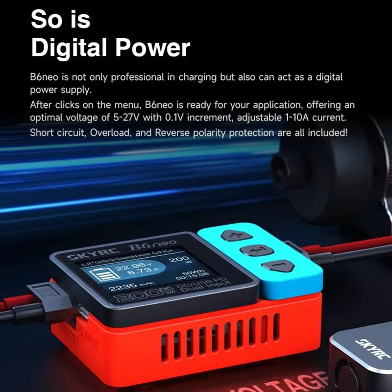 SkyRC B6 Neo Smart Charger DC  - Skyrc B6 Neo Smart Charger บทวิจารณ์และราคา