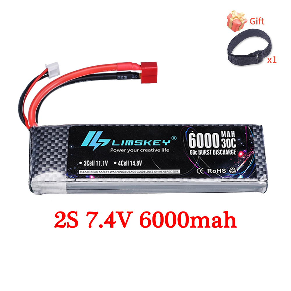 7.4V 11.1V 14.8V 22.2V 6000mAh - 4S Lipo Battery 14.8V 6000Mah บทวิจารณ์และราคา