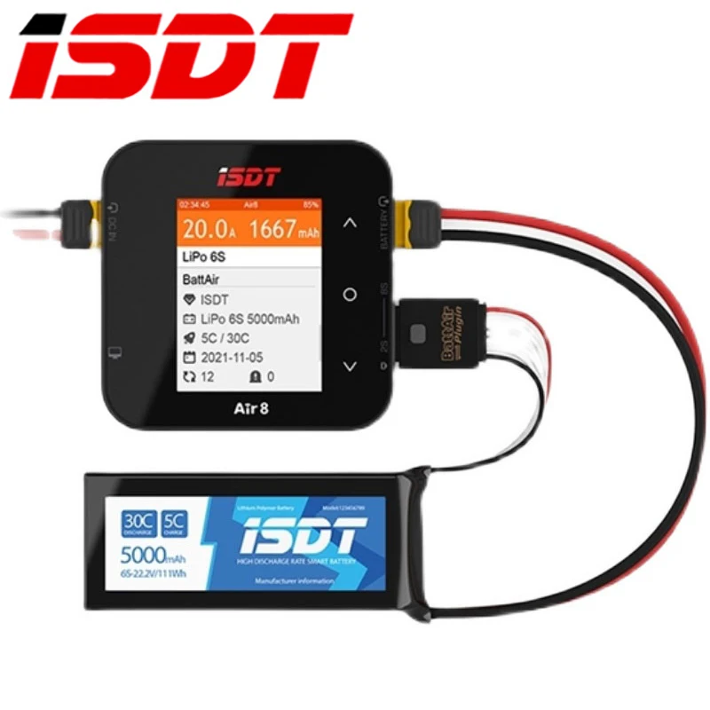 เครื่องชาร์จและดิสชาร์จแบตเตอร - Isdt Air8 8S Lipo Charger บทวิจารณ์และราคา