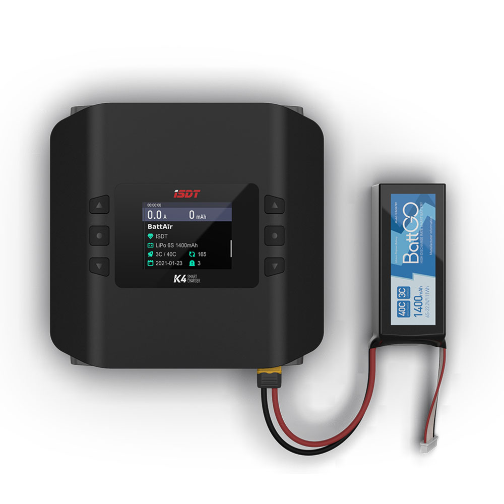 เครื่องชาร์จแบตเตอรี่ลิเธียมอั - Isdt K4 Dual Lipo Charger บทวิจารณ์และราคา