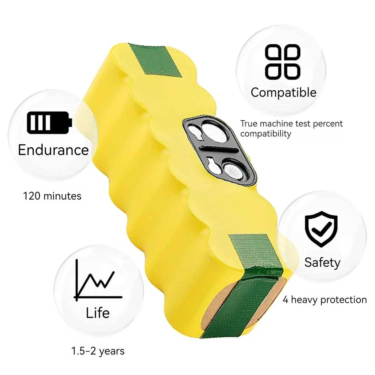 14.4V 5000mAh เครื่องดูดฝุ่นหุ - 4S Lipo Battery 14.8V 6000Mah บทวิจารณ์และราคา
