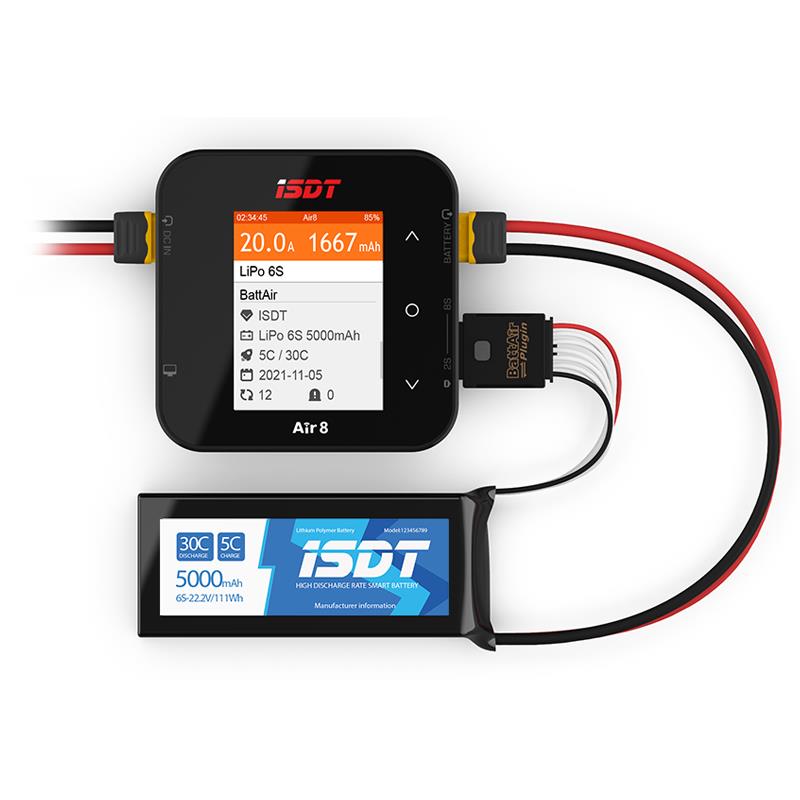 เครื่องชาร์จอัจฉริยะ ISDT Air  - Isdt Air8 8S Lipo Charger บทวิจารณ์และราคา