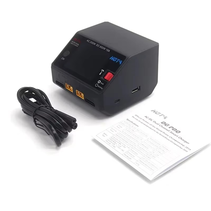 เครื่องชาร์จ HOTA D6 Pro แบบสอ - Hota D6 Pro Dual Lipo Charger บทวิจารณ์และราคา
