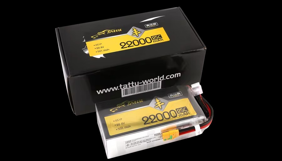 ใหม่ TATTU UAV HV Lipo แบตเตอร - Tattu 6S 22000Mah Lipo Battery บทวิจารณ์และราคา