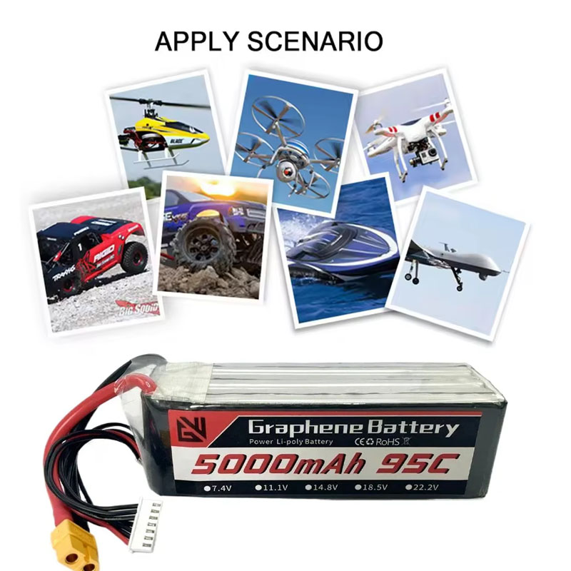 แบตเตอรี่ Lipo 6S 5000mAh XT60 - 6S Lipo Battery 22.2V 5000Mah บทวิจารณ์และราคา