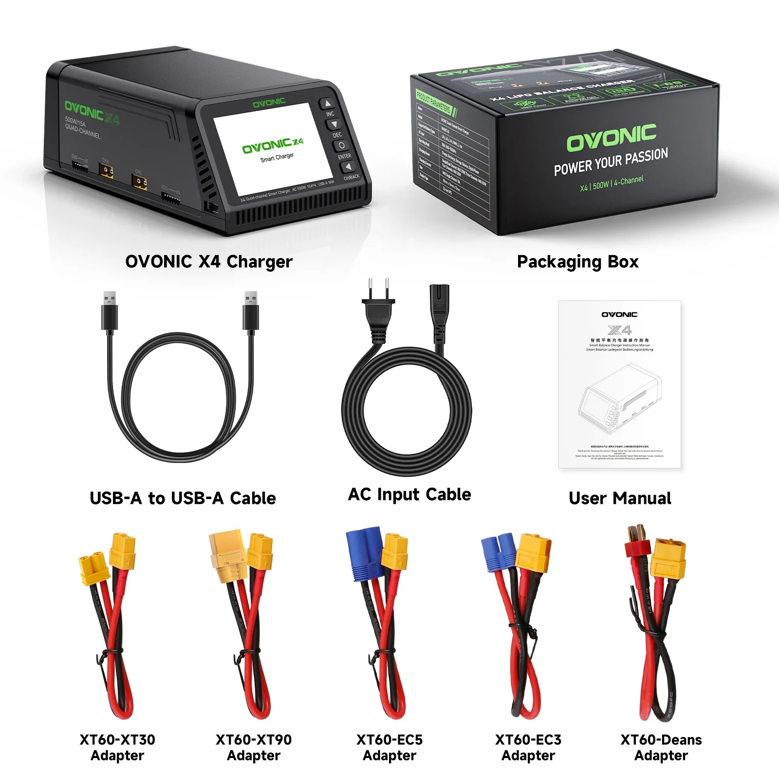 Ovonic X4 AC500W เครื่องชาร์จแ - Toolkitrc M6Dac Smart Charger บทวิจารณ์และราคา