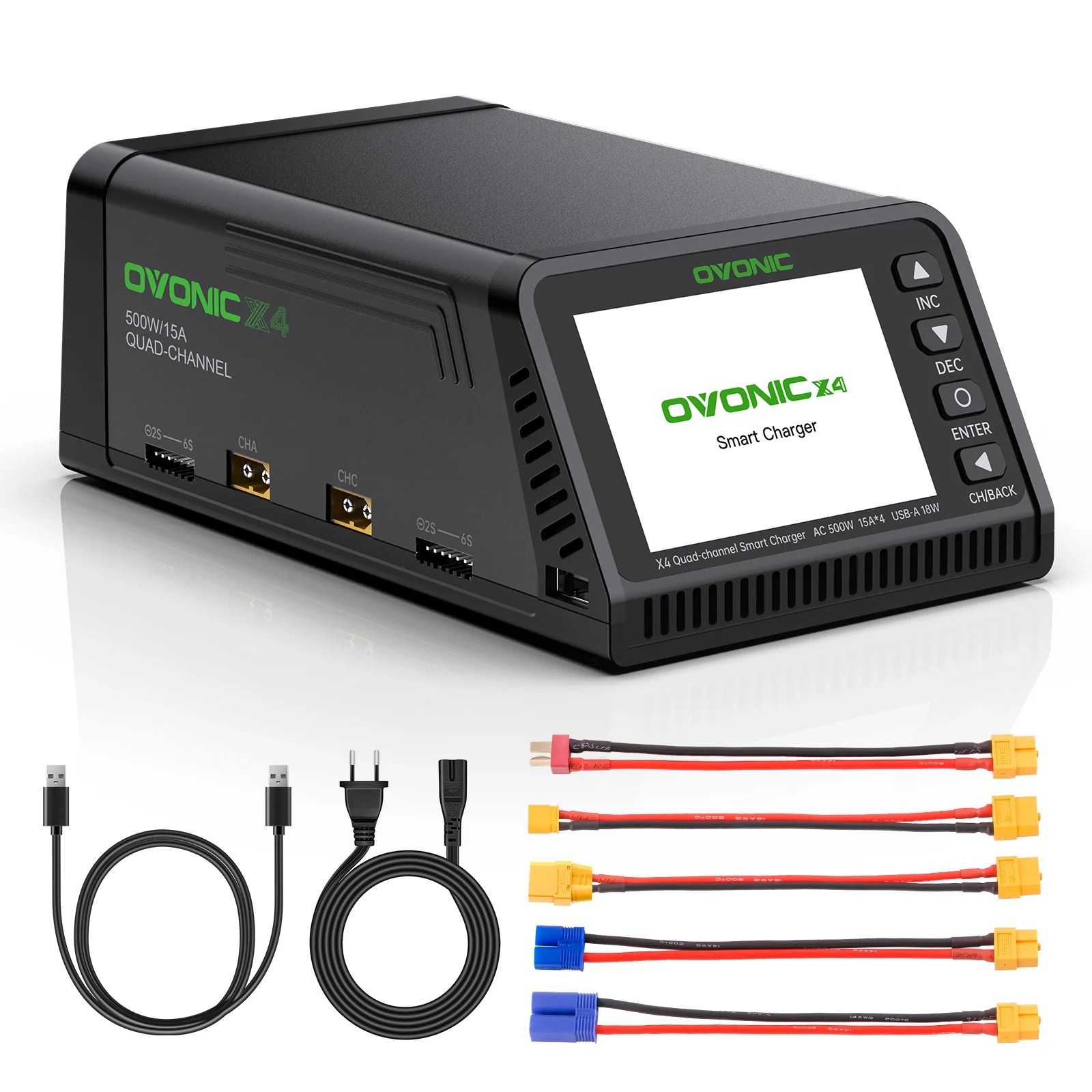 Ovonic X4 AC500W เครื่องชาร์จแ - Toolkitrc M6Dac Smart Charger บทวิจารณ์และราคา