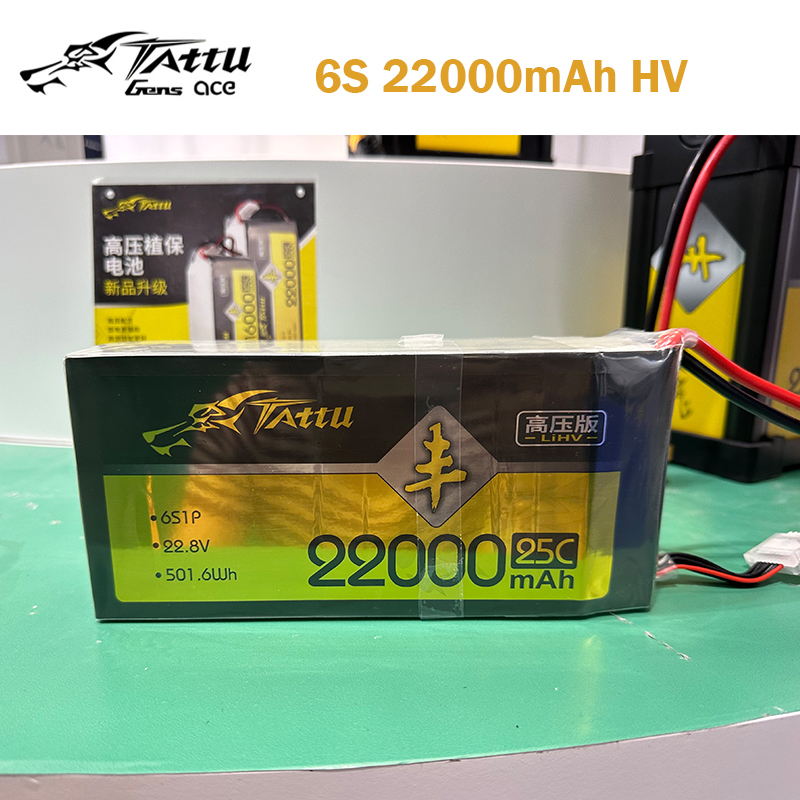Tattu UAV HV LiPo แบตเตอรี่6S  - Tattu 6S 22000Mah Lipo Battery บทวิจารณ์และราคา