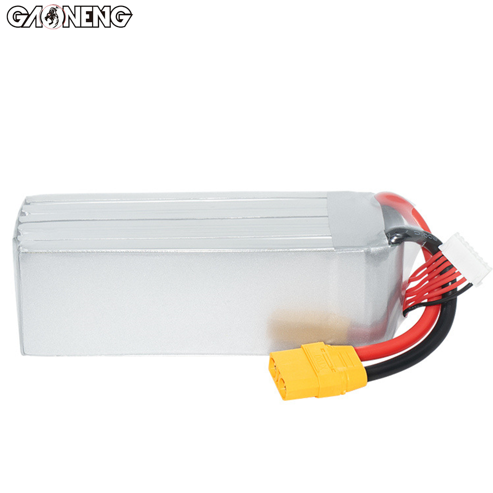 แบตเตอรี่ลิเธียม GNB 5000mAh 6 - 6S Lipo Battery 22.2V 5000Mah บทวิจารณ์และราคา