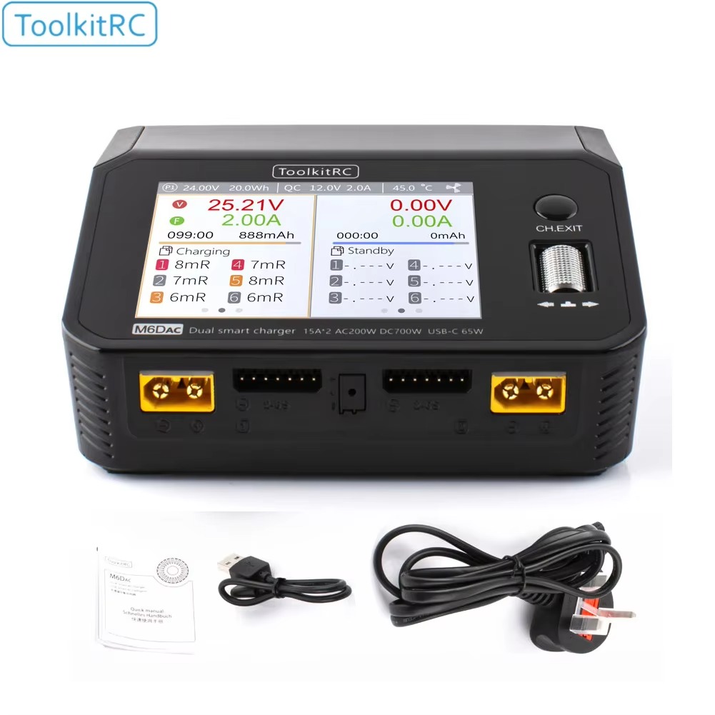 SmCpToolkitRC M6DAC Dual Chann - Toolkitrc M6Dac Smart Charger บทวิจารณ์และราคา