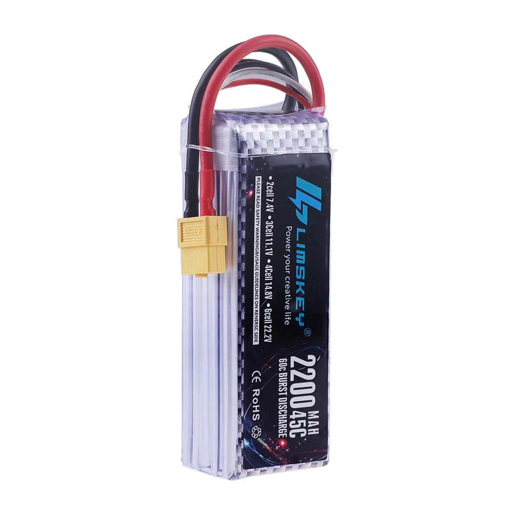 แบตเตอรี่ลิโพ 60C 14.8V 4S 150 - 4S Lipo Battery 14.8V 6000Mah บทวิจารณ์และราคา
