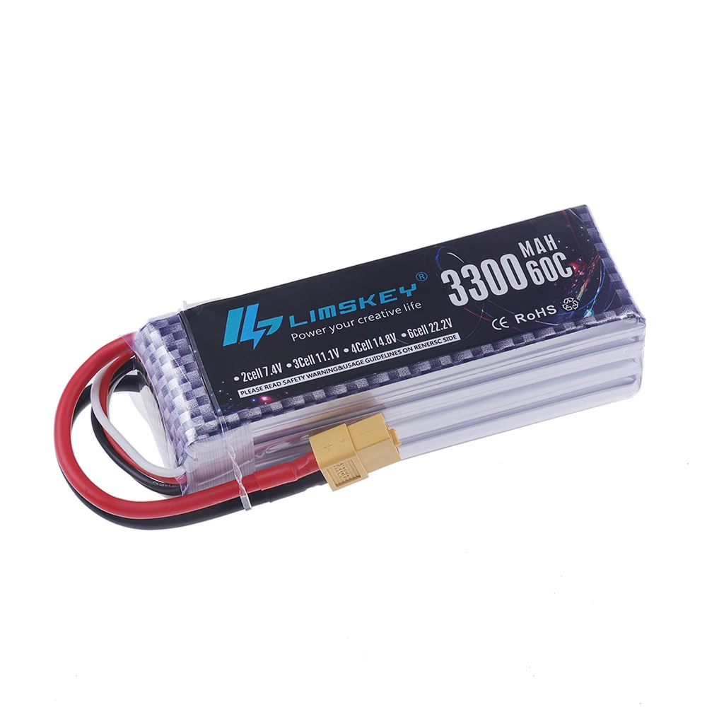 แบตเตอรี่ลิโพ 60C 14.8V 4S 150 - 4S Lipo Battery 14.8V 6000Mah บทวิจารณ์และราคา