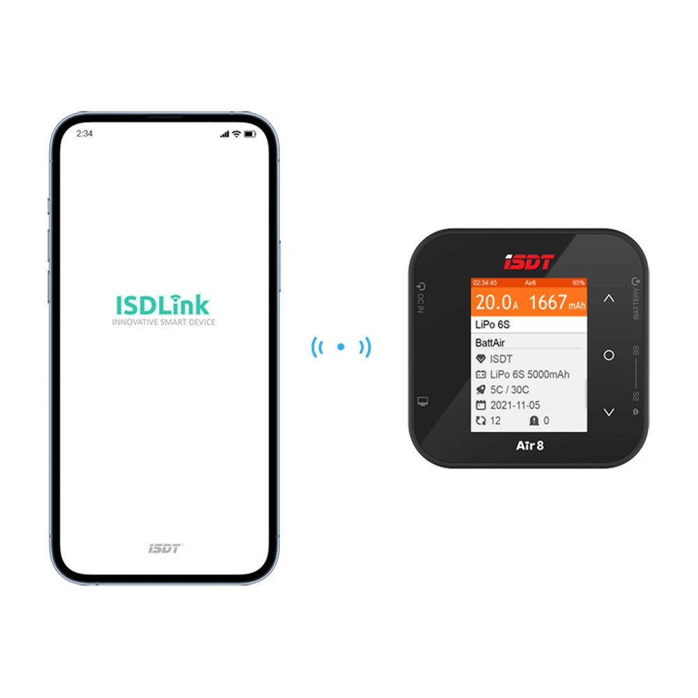 เครื่องชาร์จแบตเตอรี่อัจฉริยะ  - Isdt Air8 8S Lipo Charger บทวิจารณ์และราคา
