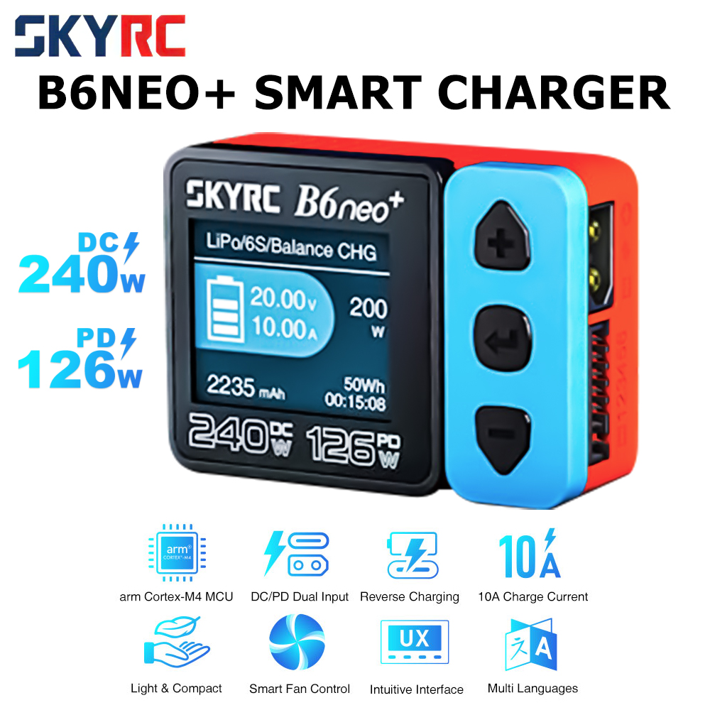เครื่องชาร์จแบตเตอรี่ SkyRC B6 - Skyrc B6 Neo Smart Charger บทวิจารณ์และราคา