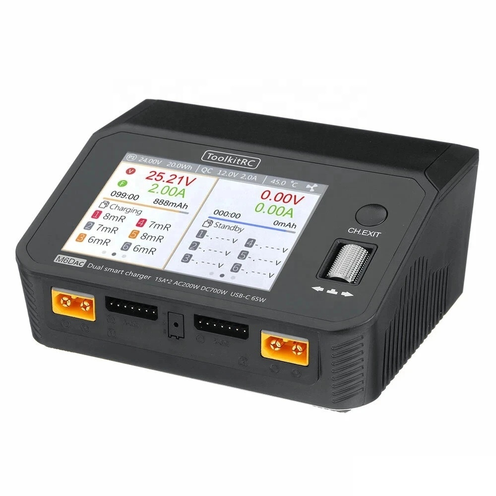 เครื่องชาร์จ/ดิสชาร์จแบตเตอรี่ - Toolkitrc M6Dac Smart Charger บทวิจารณ์และราคา