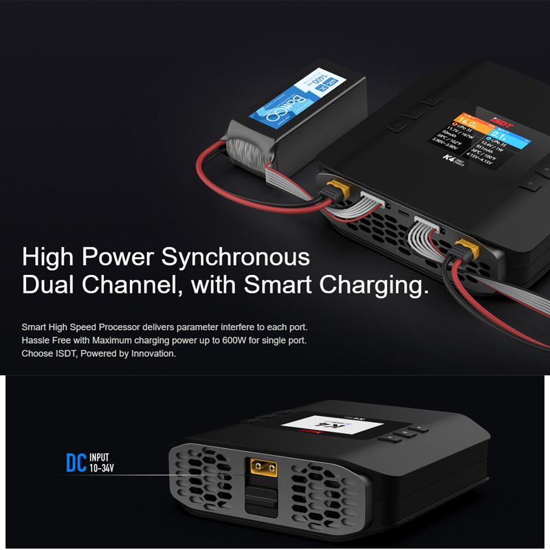 เครื่องชาร์จแบตเตอรี่ลิเธียมอั - Isdt K4 Dual Lipo Charger บทวิจารณ์และราคา