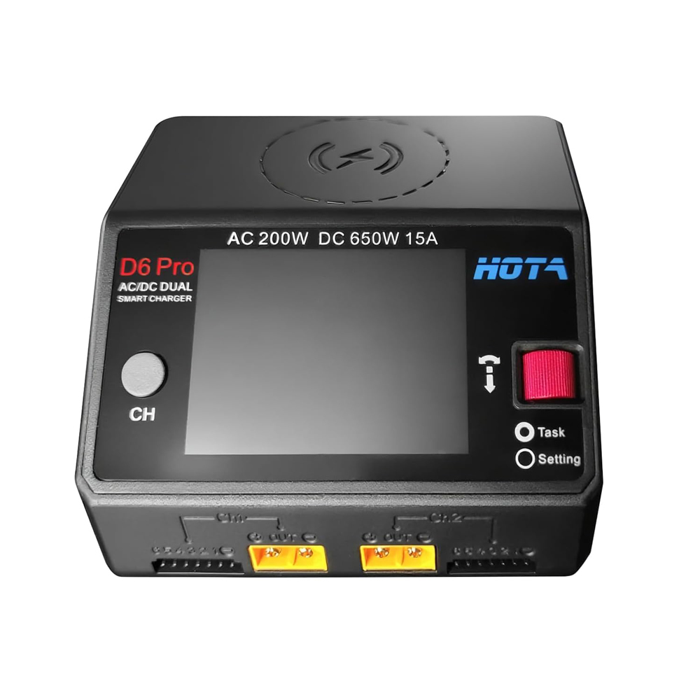เครื่องชาร์จแบตเตอรี่ HOTA D6  - Hota D6 Pro Dual Lipo Charger บทวิจารณ์และราคา