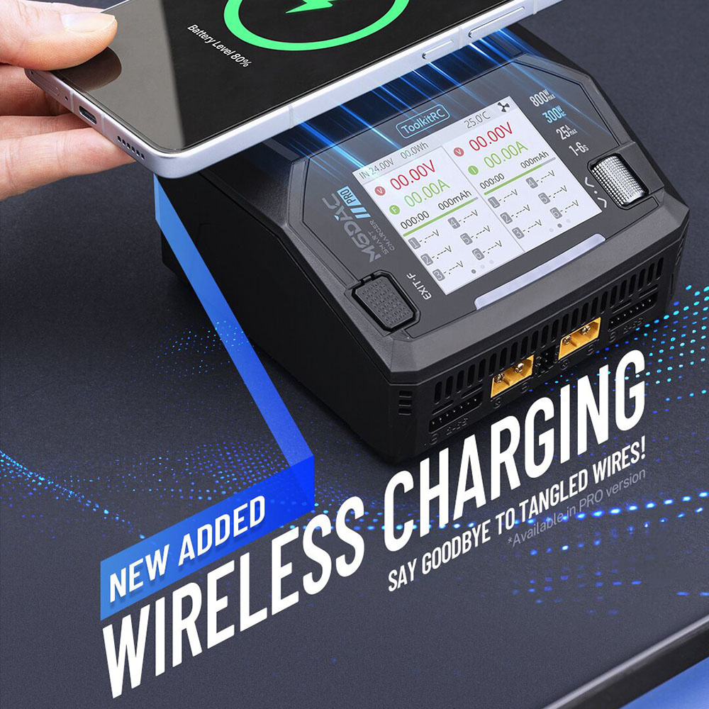 เครื่องชาร์จแบตเตอรี่ลิเธียมโพ - Toolkitrc M6Dac Smart Charger บทวิจารณ์และราคา