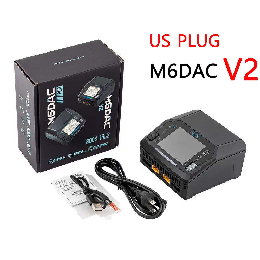 เครื่องชาร์จแบตเตอรี่ลิเธียมโพ - Toolkitrc M6Dac Smart Charger บทวิจารณ์และราคา