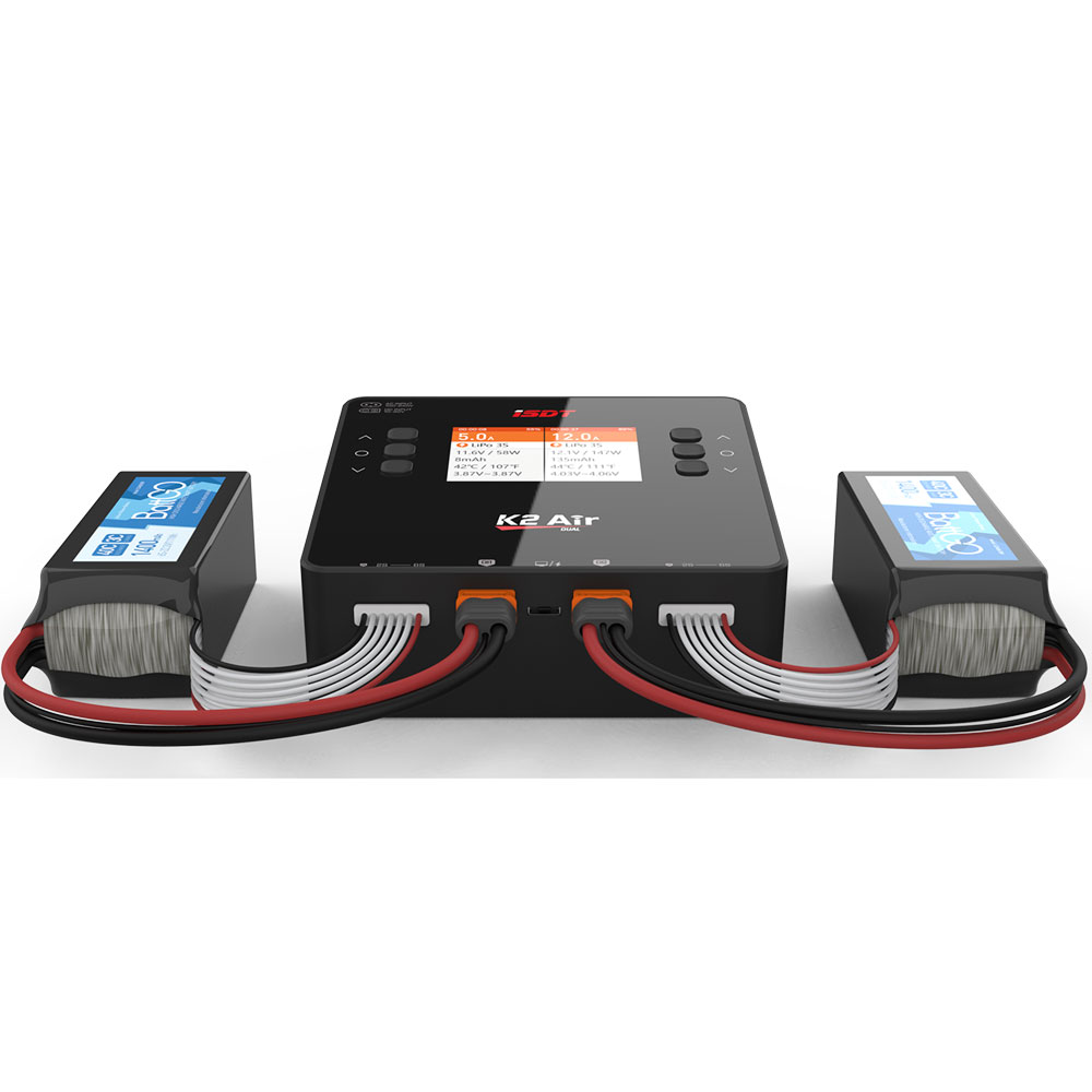 เครื่องชาร์จแบตเตอรี่ลิโพ ISDT - Isdt K4 Dual Lipo Charger บทวิจารณ์และราคา