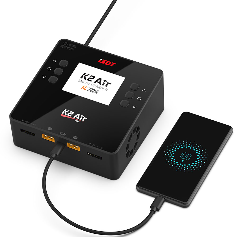 เครื่องชาร์จแบตเตอรี่ลิโพ ISDT - Isdt K4 Dual Lipo Charger บทวิจารณ์และราคา