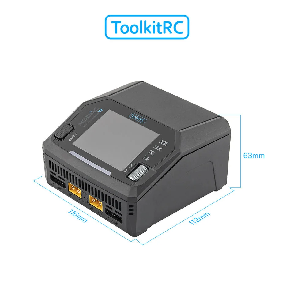 เครื่องชาร์จแบตเตอรี่ ToolkitR - Toolkitrc M6Dac Smart Charger บทวิจารณ์และราคา